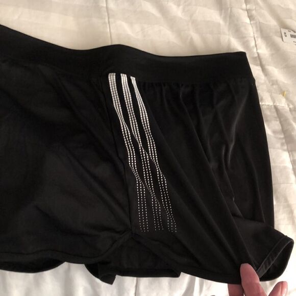 Adidas Climalite  Tennis Skort Size L Black GUC - Picture 4 of 8